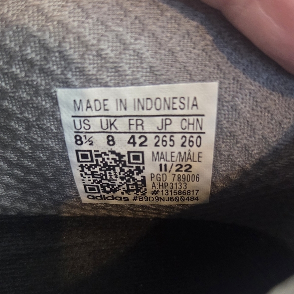 Adidas Mens X_Plrboost Running Shoes Grey New In Original Box Size 8.5 - Picture 11 of 14